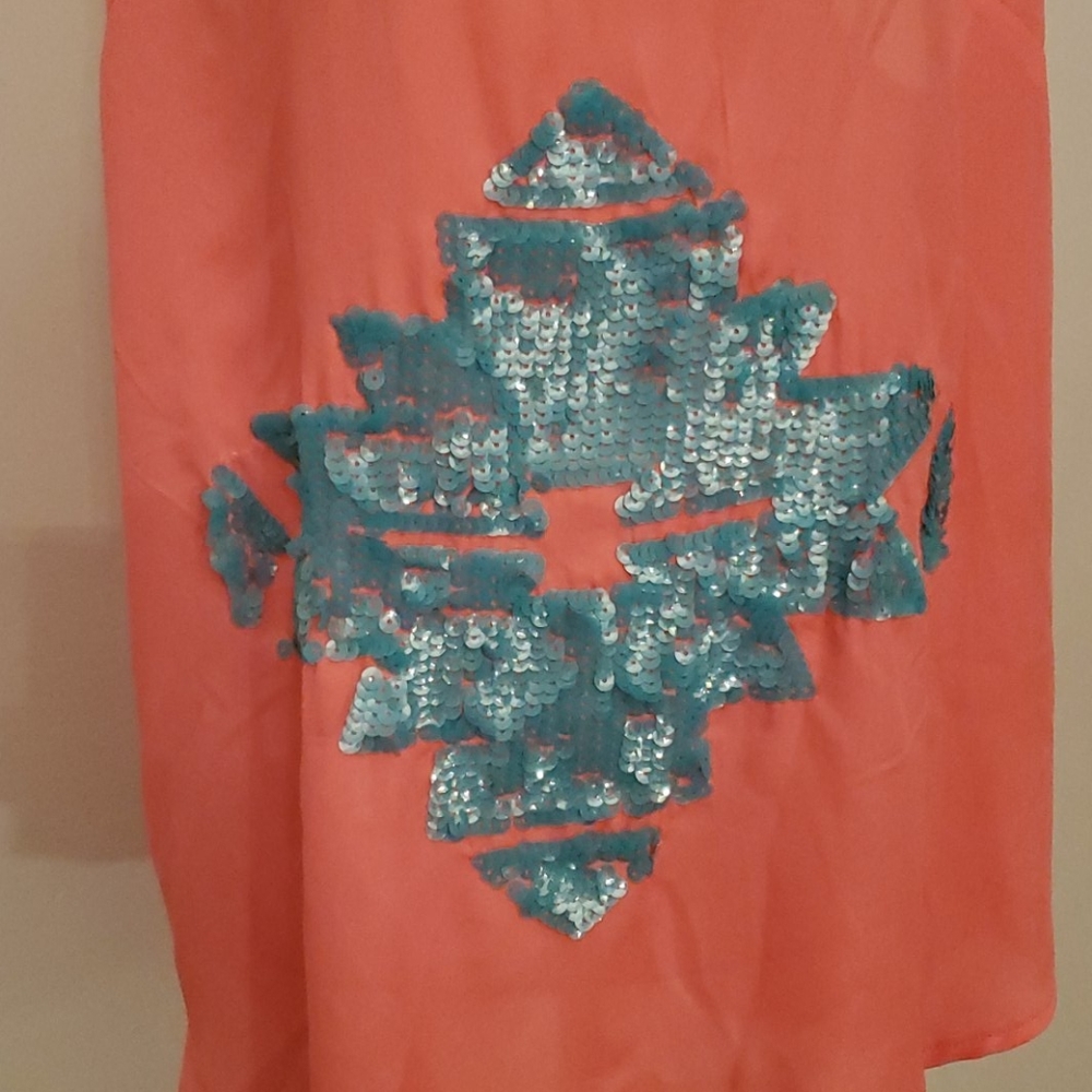 Rue 21 tank top bling sequin size Large - Picture 2 of 4